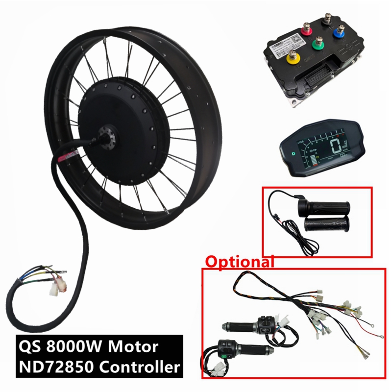 72V 8000W Brushless Hub Motor - NBpower/QS273 V3 72V 8000W Fat Ebike