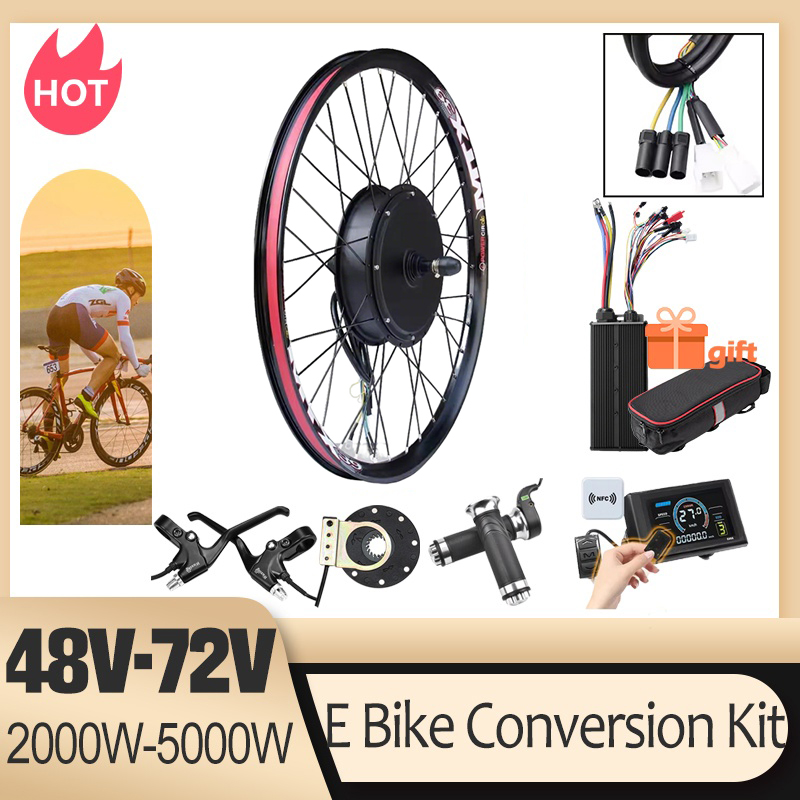 5000W Hub Motor Kit 72V - 72V 5000W E-bike conversiekit borstelloze tandloze