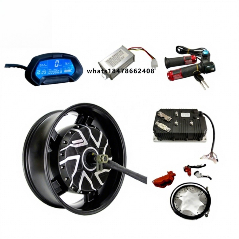Meest krachtige 12000W dubbela - 12000W Electric Motorcycle Hub Motor recensie en prijs