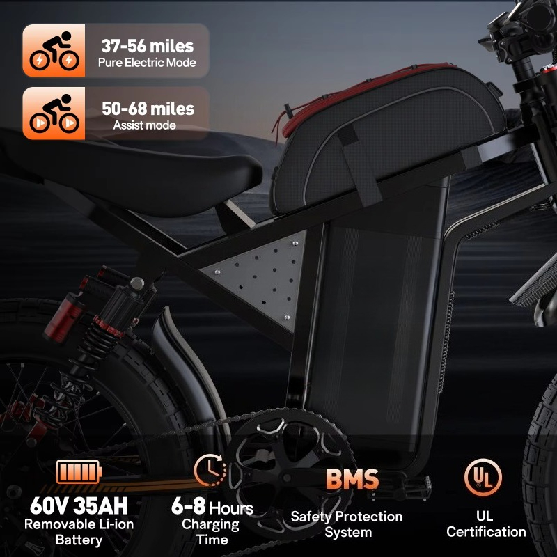 Bopzin 3000W 60V 35Ah Stealth  - 3000W Stealth Bomber Motor recensie en prijs