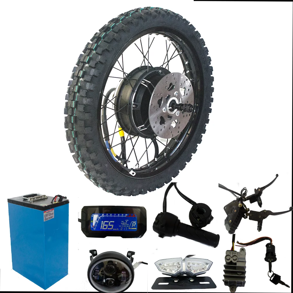 Nieuwe Elektrische Conversie K - 12000W Electric Motorcycle Hub Motor recensie en prijs